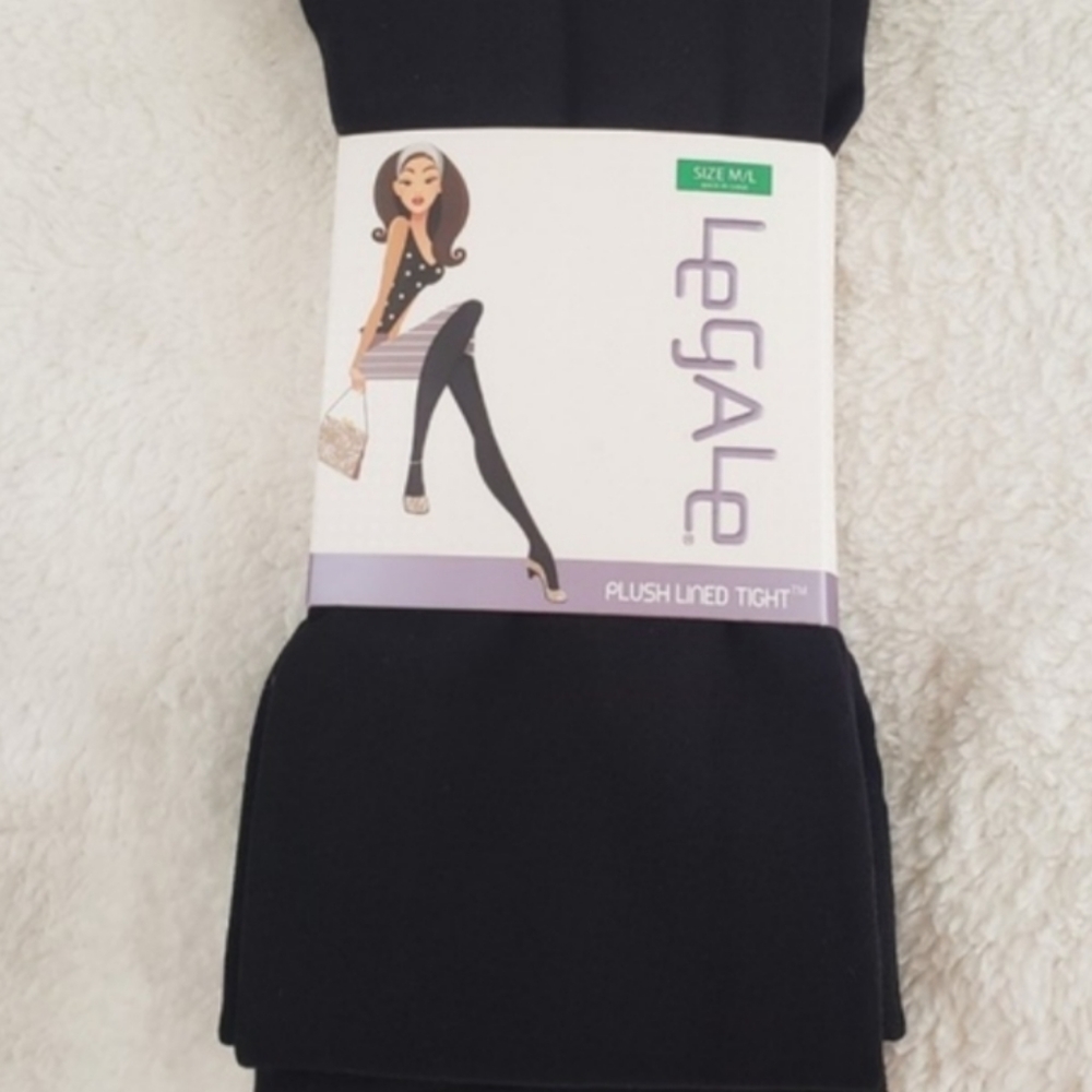 New LeGale plum tights m/L